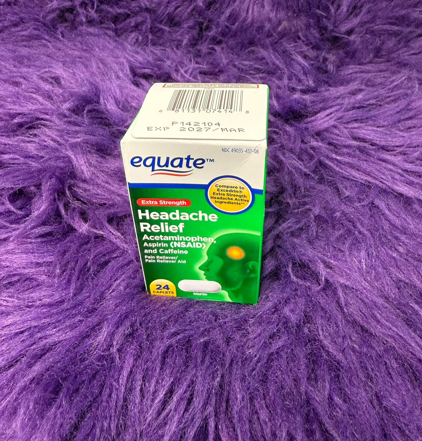 ACETAMINOPHEN Y ASPIRINA 24 CAPSULAS