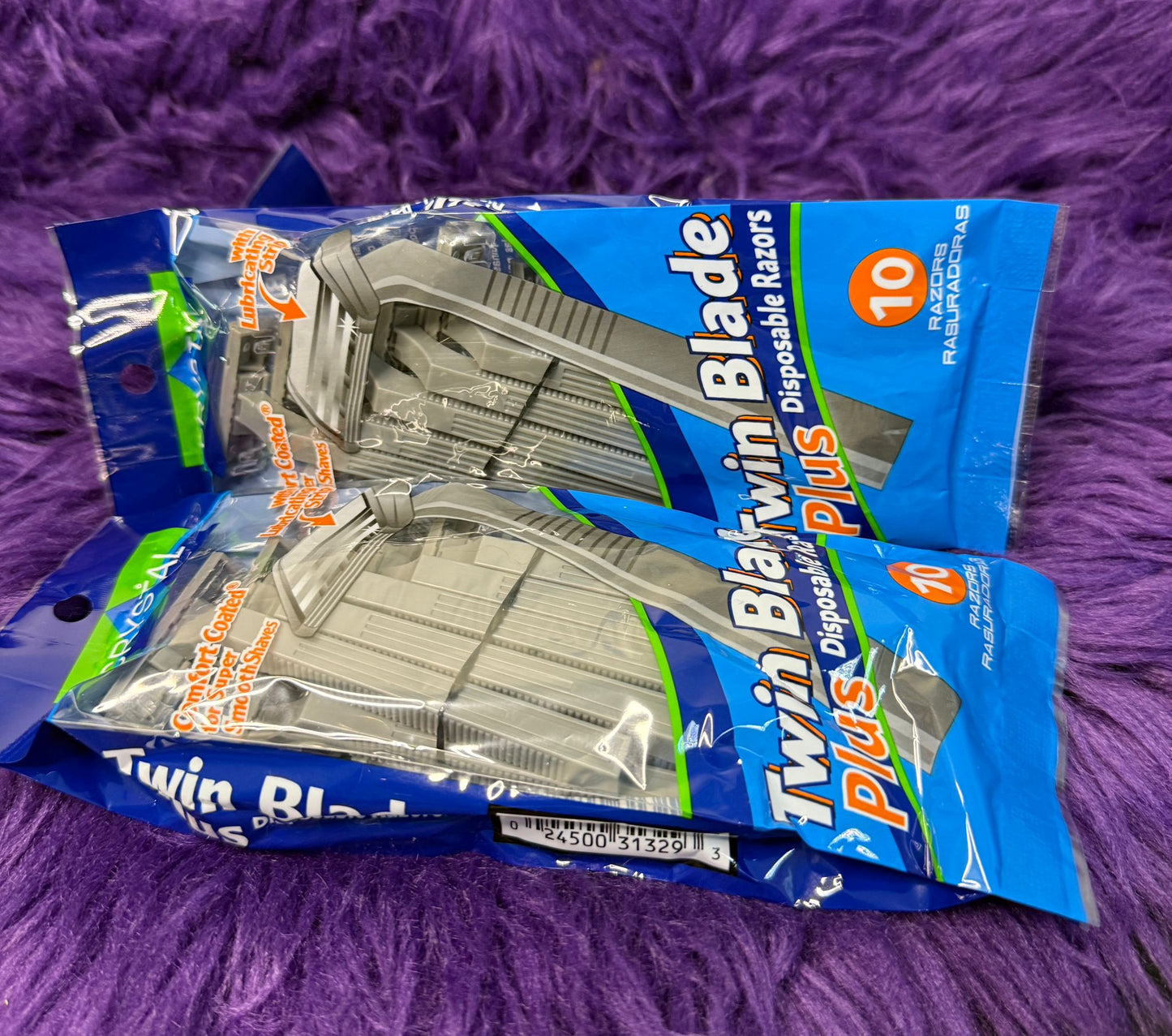 RASURADORAS TWIN BLADE PLUS PAQUETE 10 UNIDADES