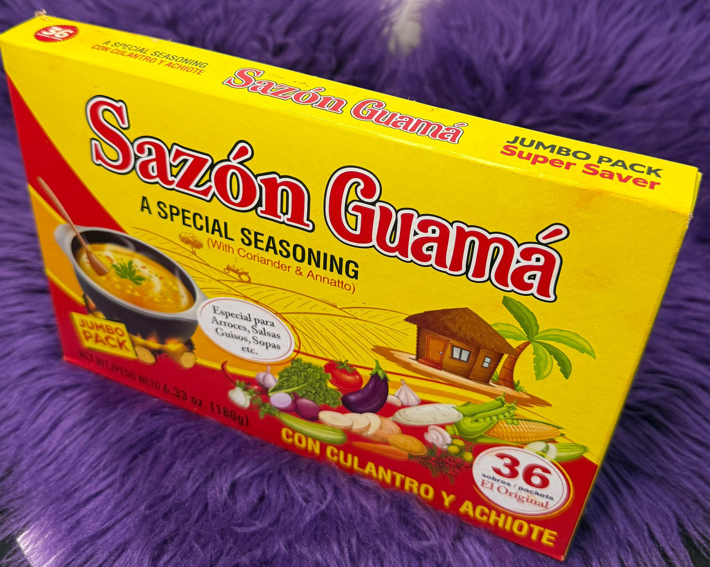 SAZON GUAMA JUMBO PACK 36 UNIDADES