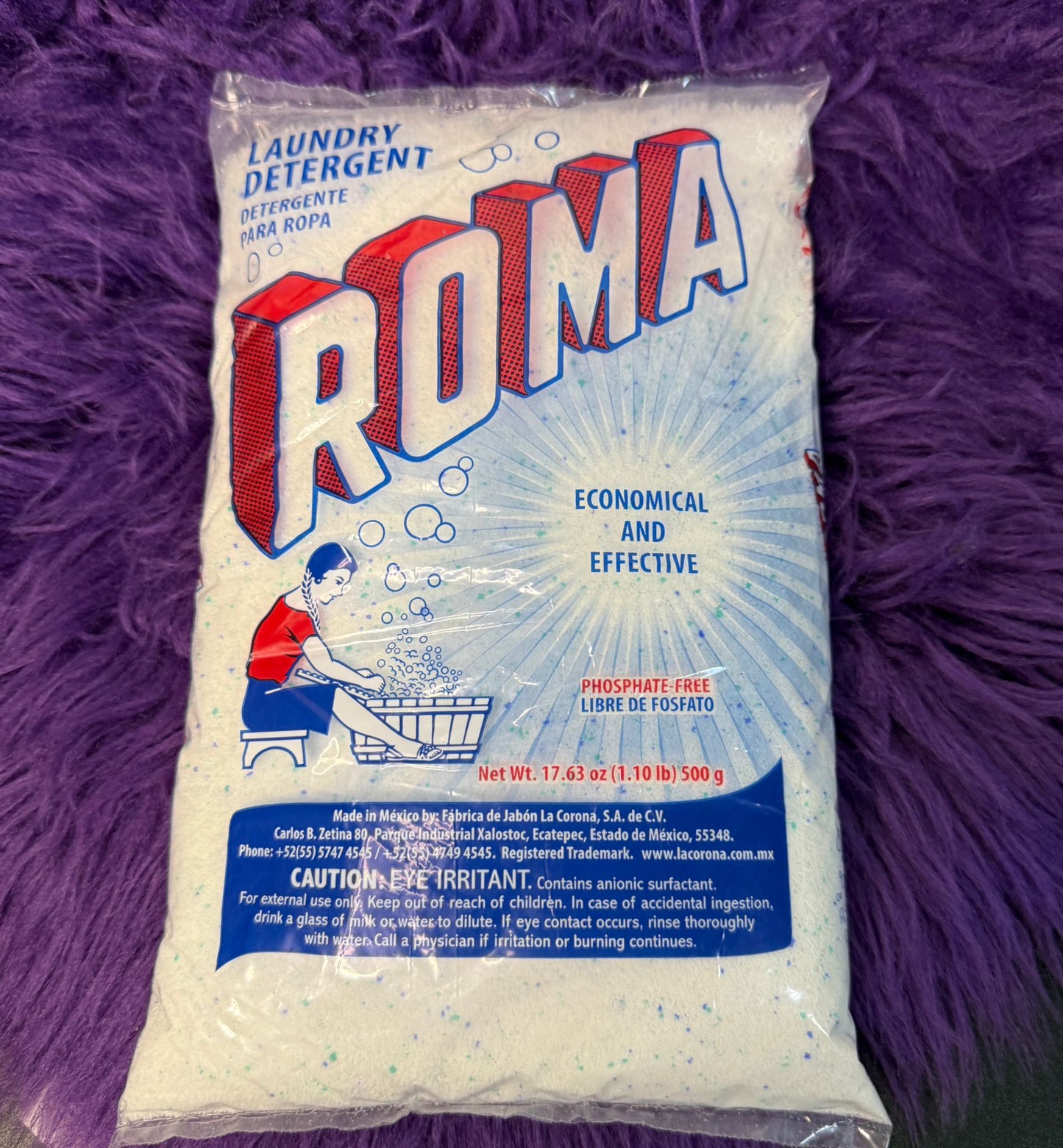 detergente en polvo roma 500g