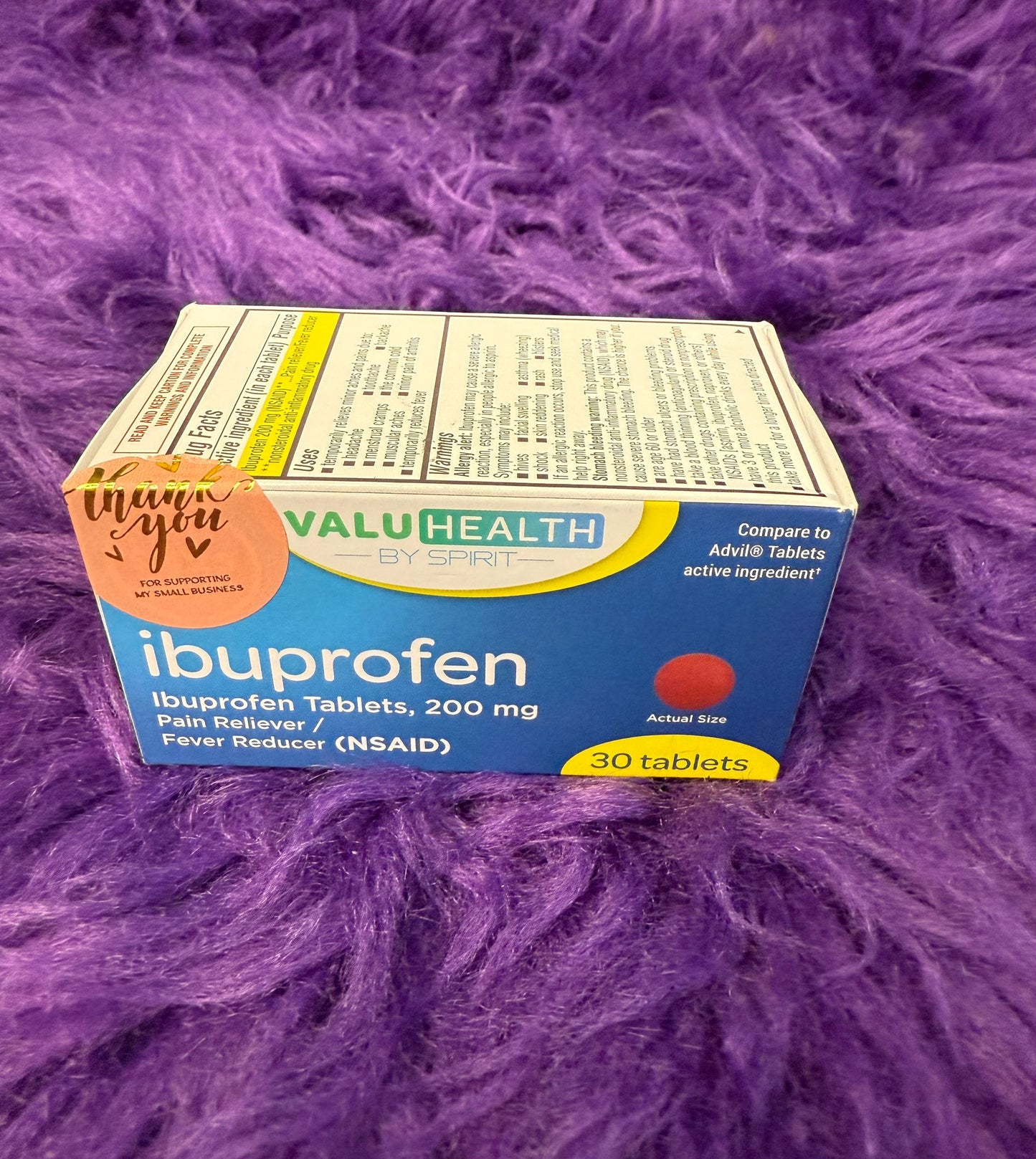 IBUPROFENO 200 mg 30 tabletas
