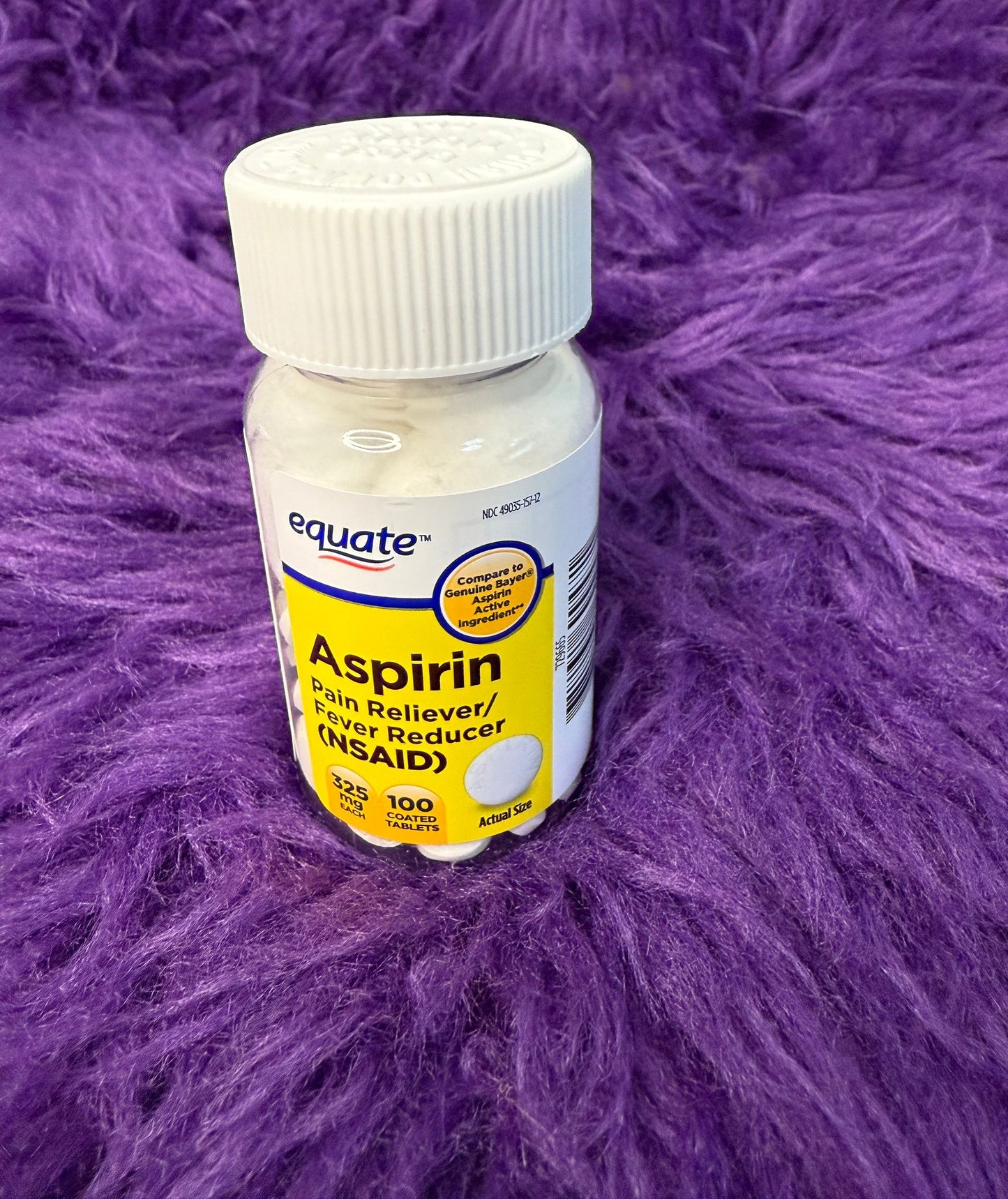 ASPIRINA 325 mg 100 tabletas